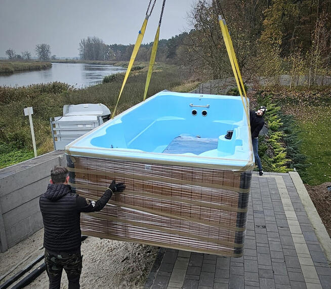 Basen wolnostojący Basen ogrodowy Basen domowy KLEO 476x225m