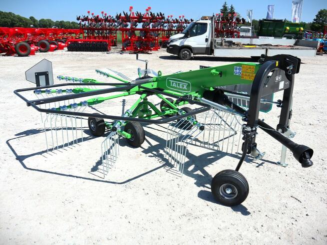 Zgrabiarka Karuzelowa TALEX Spyder 4,2m WOM kółko kopiujące