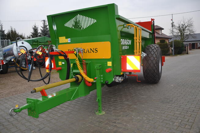 ROZRZUTNIK obornika skorupowy ROLTRANS 8 t DRAGON Pronar