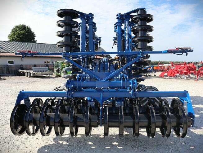 Brona talerzowa 4.5m 5.0 Ciężka U652 Ciągana na wózku