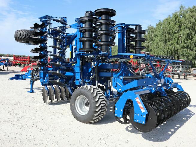 Brona talerzowa 4.5m 5.0 Ciężka U652 Ciągana na wózku