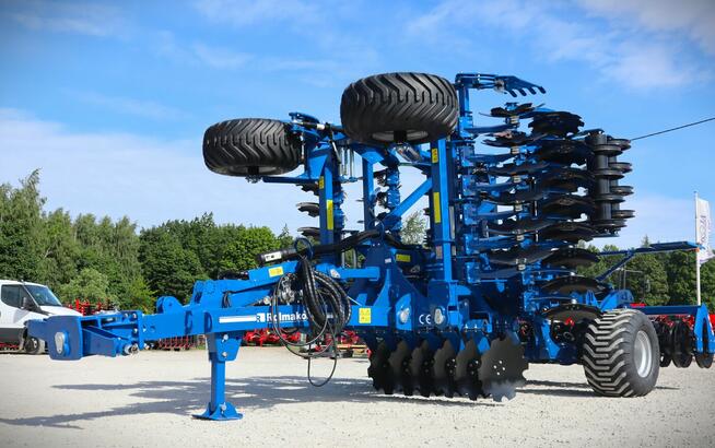 Brona talerzowa 4.5m 5.0 Ciężka U652 Ciągana na wózku