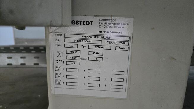 przenośnik taśmowy Bargstedt