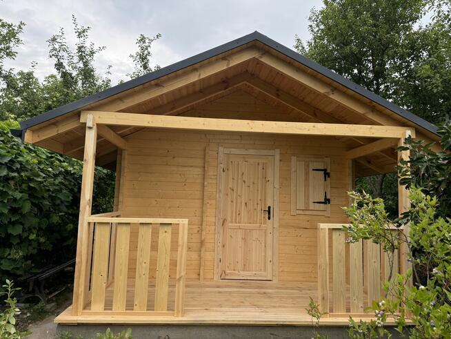 DREWNIANY DOMEK DZIAŁKOWY AGAWA OGRODOWY 16 m2