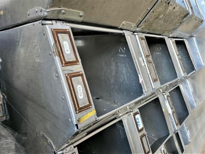 Pojemnik Kosz Kuweta Skrzynka Metalowy Aluminiowy Magazynowy