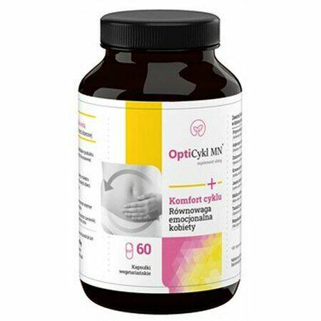 OptiCykl MN regulacja cyklu menstruacyjnego.