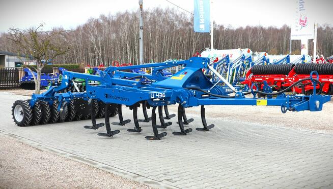 Agregat bezorkowy 3,0m półzawieszany wał oponowy Rolmako