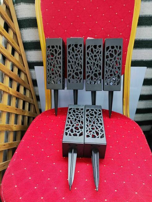 Lampa LED Solarna Ogrodowa LED Lampion Wbijana Lampki Lampka