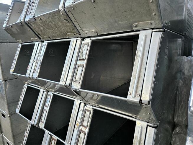 Pojemnik Kosz Kuweta Skrzynka Metalowy Aluminiowy Magazynowy