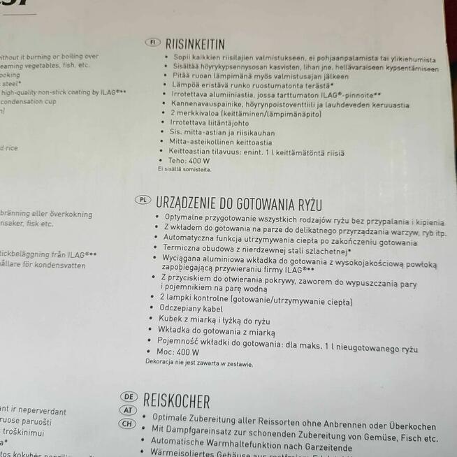 Ryżowar Parowar Elektryczny Garnek do gotowania ryżu