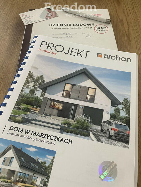 działka + projekt domu + dziennik budowy