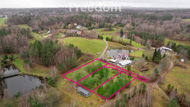 Działki budowlane blisko jezior i lasów !!!