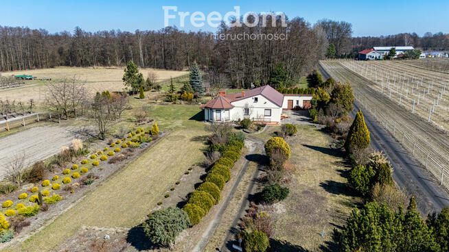 Przepiękny teren 7400 m2 z domem
