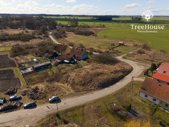 Działka z wydanymi warunkami zabudowy; gm.Srokowo.