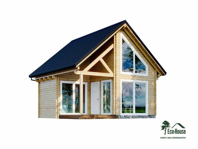 Domek Letniskowy Stodoła 70m2 z Bali Profilowanych