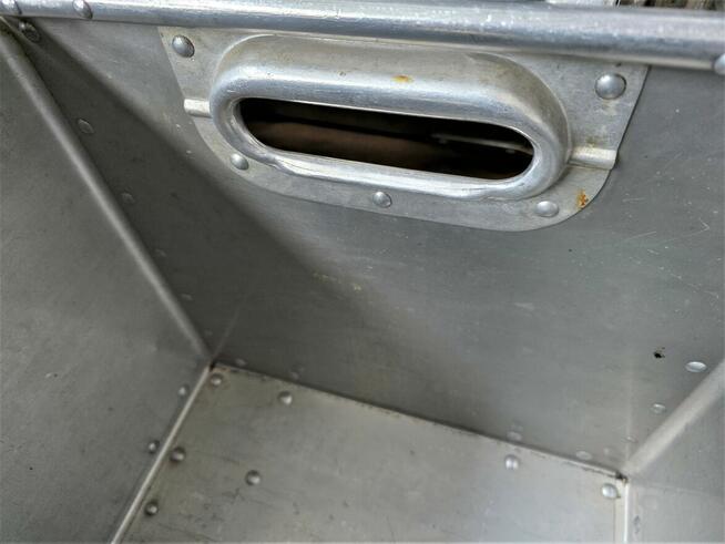 Pojemnik Kosz Kuweta Skrzynka Metalowy Aluminiowy Magazynowy