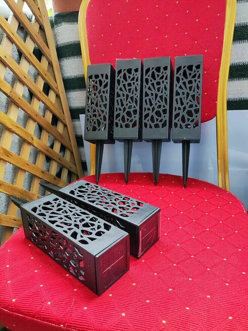 Lampa LED Solarna Ogrodowa LED Lampion Wbijana Lampki Lampka