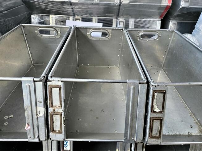 Pojemnik Kosz Kuweta Skrzynka Metalowy Aluminiowy Magazynowy