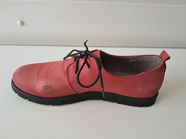 Buty damskie - półbuty czerwone „Koher”, do sprzedania