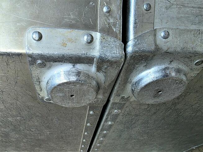 Pojemnik Kosz Kuweta Skrzynka Metalowy Aluminiowy Magazynowy