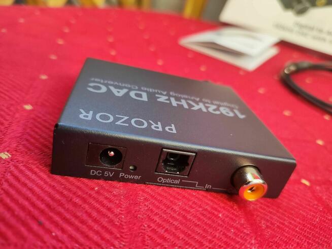 Konwerter Dźwięku Audio Telewizora Komputera Dekoder Konsoli