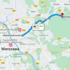 Działka rolna od 3720m szer 19,5m Ossów/Turów, Kobyłka