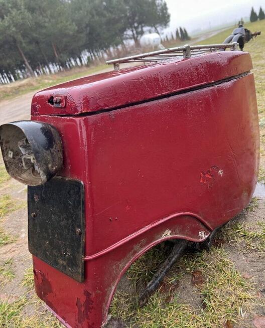 Doczepka motocyklową niewiadów