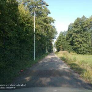 Działka 5700m Zagościniec Rżyska szer 23m bud rolna