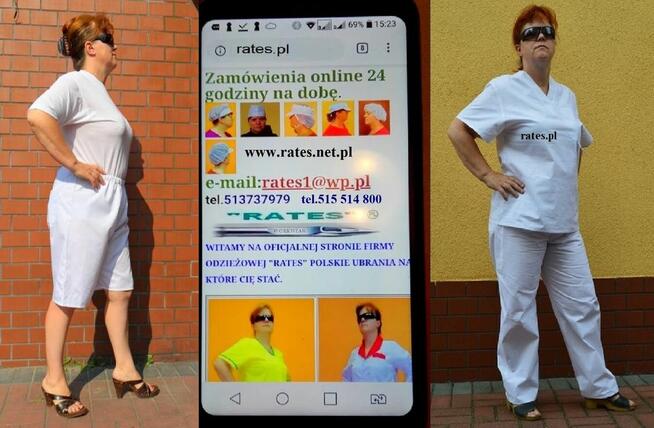 Fartuchy robocze Firmy Rates tel.513737979 najtaniej