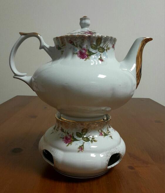 Oryginalny porcelanowy komplet Chodzież (zielona sygnatura)