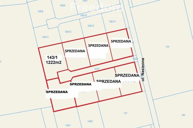 Działka w Nowym Dworze Gdańskim przy ul. Nasiennej