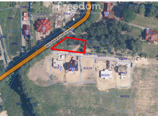 Działka pod dom, usługi w znakomitym położeniu