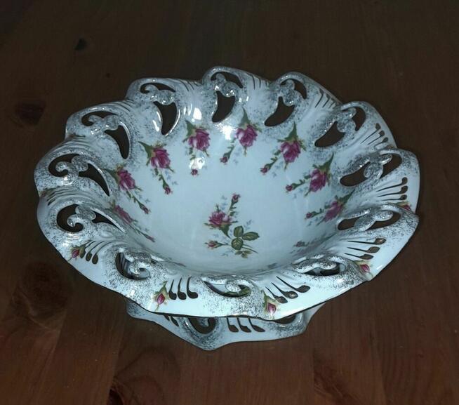 Oryginalny porcelanowy komplet Chodzież (zielona sygnatura)