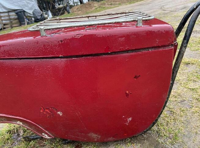 Doczepka motocyklową niewiadów