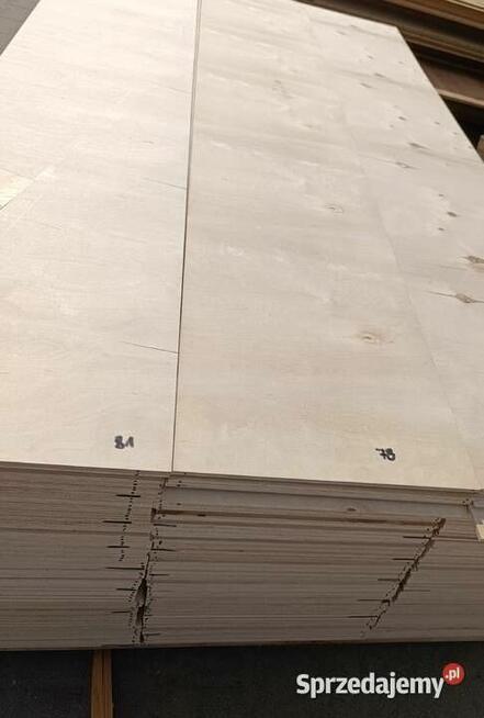 SKLEJKA surowa , pasy 6,5mm ; 405mm x 2250mm