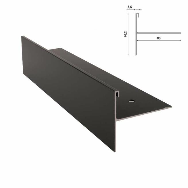 Profil W35B okapowy boczny 200 cm RENOPLAST Tarasy Wentylowa