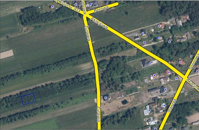 Działka Grabina gm. Mińsk Mazowiecki