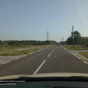 Działka 5700m Zagościniec Rżyska szer 23m bud rolna