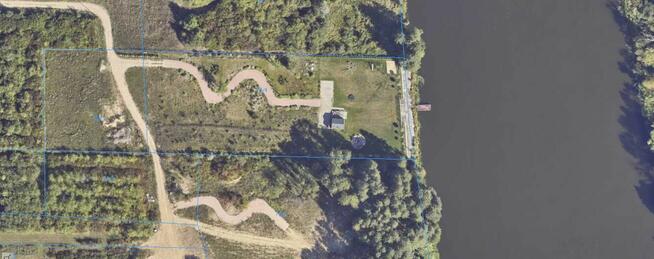 Działka na skarpie nad Narwią