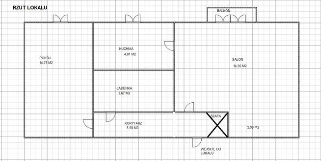 Turek-mieszkanie PO KAPITALNYM REMONCIE; 2 pokoje, II piętro