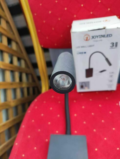 Lampa Czarna nad Lustro Obraz do czytania kinkiet ścienny