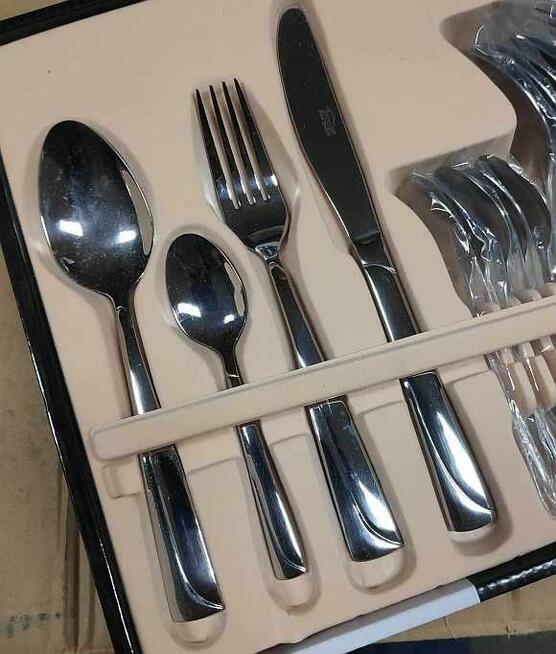 Sztućce w 2 kompletach 2x24el połysk