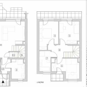 Dom bliźniak 4 pokoje centrum Radzymin ul Szkolna st dewelop