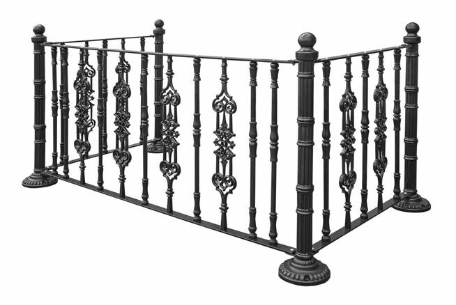 balustrada tralka schody żeliwna pałacowe