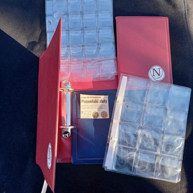 Klaser numizmatyczny BENSONS lata 1990 notes lata 1980 tworz