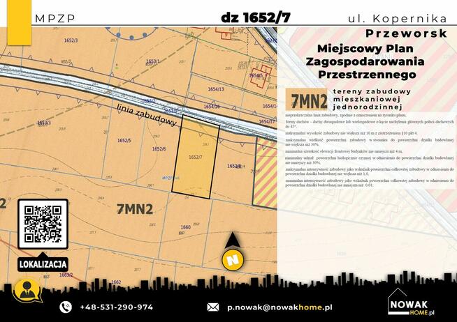 Działka budowlana/ Kopernika Przeworsk