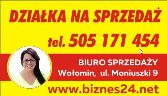Działka przemysłowa od 7600m PU Radzymin Dybów S8