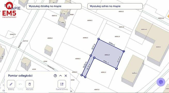 Działka budowlana Augustów, wypusty