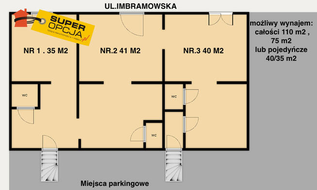 Lokal użytkowy Kraków gm. Kraków-Krowodrza Prądnik Biały, Imbramowska