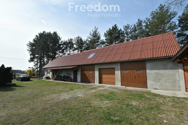 2 domy, 7 pokoi + 160 m2 b.gospodarcze, staw i las